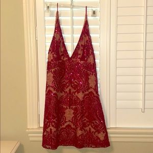 Free people sparkly mini dress